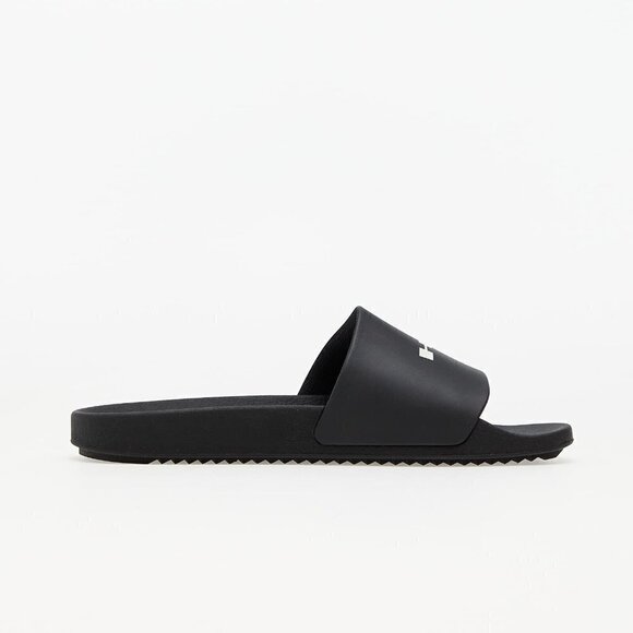 Rick Owens DRKSHDW Logo-print Rubber Slides 39 M6 W9 Black Milk New